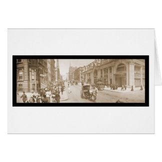 Femte paradfoto 1902 för aveny NYC Hälsningskort
