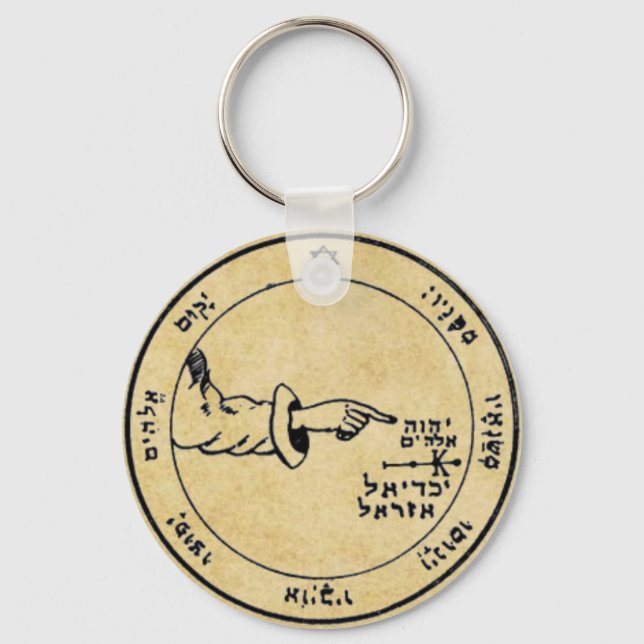 Femte Pentaklet Måne Nyckelring (Framsida)