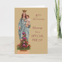 Femte prästvigningsjubileum med Maria och Jesus