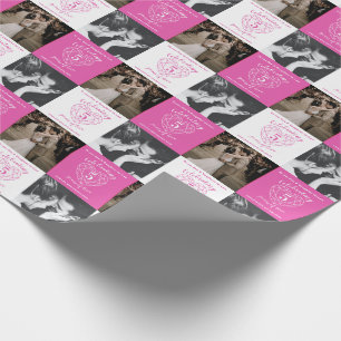 Femte rosa-turnéer Bröllop-årsdag 2 foton Presentpapper