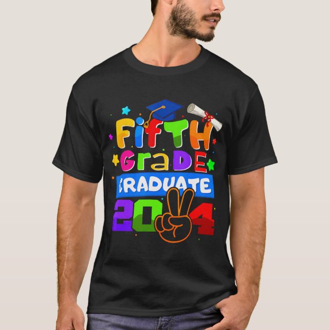 Femte sjöfarten Klass Student 2024 Studenten för d T Shirt (Framsida)