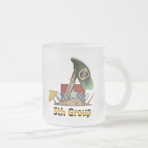 Femte Speciella styrgruppen SFG SF Veterans LRRP Frostad Glasmugg