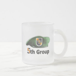 Femte Speciella styrgruppen SFG SF Veterans LRRP Frostad Glasmugg