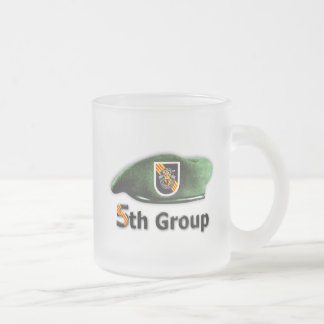 Femte Speciella styrgruppen SFG SF Veterans LRRP Frostad Glasmugg