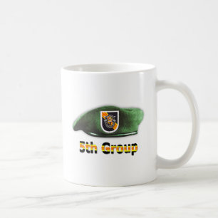 Femte Speciella styrgruppen SFG SF Veterans LRRP Kaffemugg