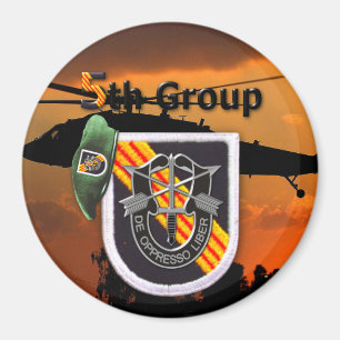 Femte Speciella styrgruppens Grönt Berets-fond Magnet