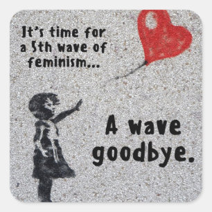 Femte vågen av feministiskt klistermärke