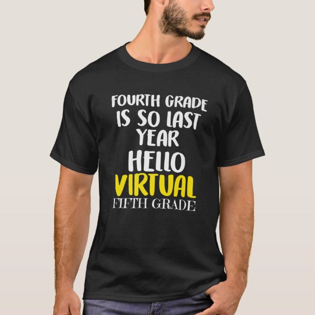 Femte Virtuella Onlinen i Klass T Shirt (Framsida)