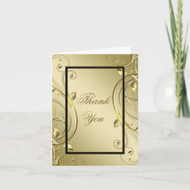 Femtio Bröllop-årsdagen för det blomstra Guld-Tack Anteckningskort