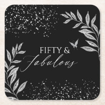Femtio & Fantastisk Svart Glam 50-årsdag