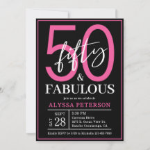 Femtio & Fantastisk Svart Script 50-årsdag
