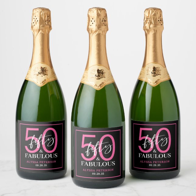Femtio & Fantastisk Svart Skrift 50-årsdag (Flaskor)