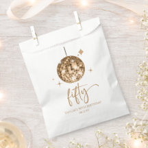 Femtio Guld Disco Boll 50-års Födelsedagsfest