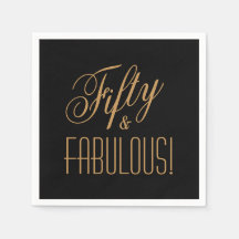 Femtio och FABULÖSA! Black & Aztec Guld 50:e födel
