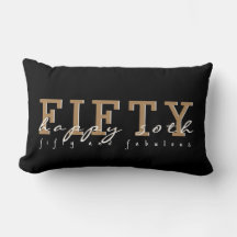 Femtio och Fabulous | 50 Lycklig | Svart och tan