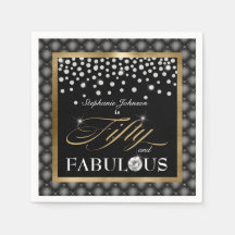 Femtio och Fabulous Black Guld Diamonds Glamous