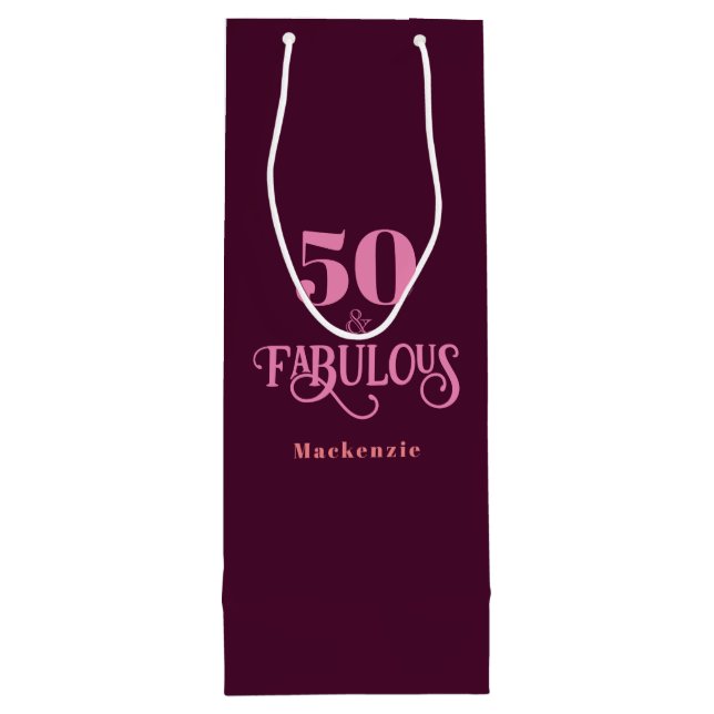 Femtio och Fabulous Burgundy (Baksidan)
