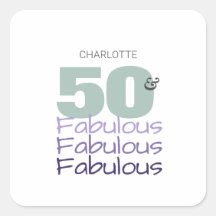 Femtio och Fabulous-Födelsedagsfest