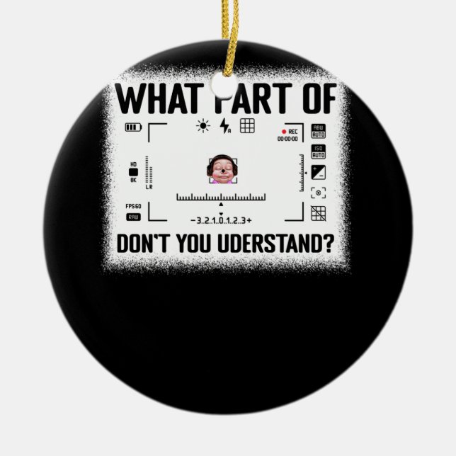 Femtio och Fabulous Turning 50:e födelsedagen Julgransprydnad Keramik (Framsidan)