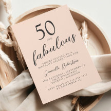 Femtio och fantastisk rosa 50-årsfest