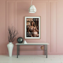 Femtio och Fantastisk Rosa Guld Födelsedagsposter
