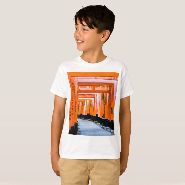 Femtio orangar - Senbon Torii, Kyoto T Shirt (Hel framsida)