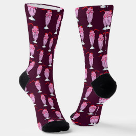 Femtio Rosa Strawberry Milkshake Mönster