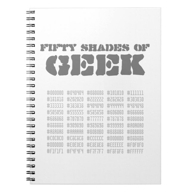 Femtio Shades of Geek Anteckningsbok (Framsidan)