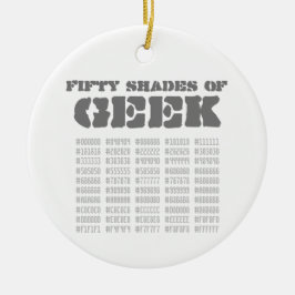 Femtio Shades of Geek Julgransprydnad Keramik