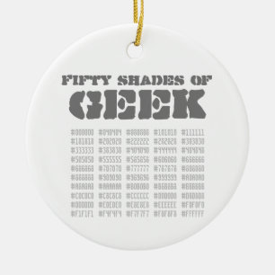 Femtio Shades of Geek Julgransprydnad Keramik