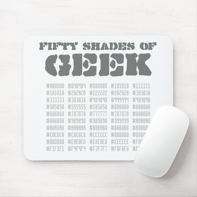 Femtio Shades of Geek Musmatta (Med mus)