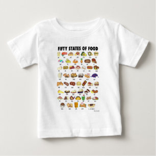FEMTIO STATER LIVSMEDEL Förenta Stater USA Art T-shirt