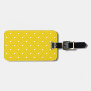 Femtio Stil Lemon Gult Polka Dot Bagagebricka
