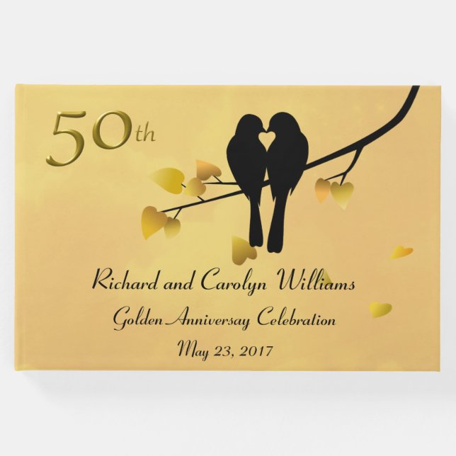 Femtioårsdagen för sjöfåglar gästböcker (Framsida)