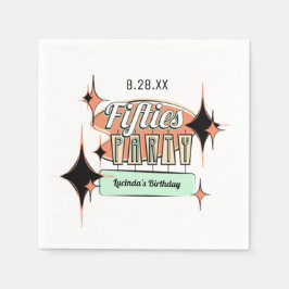 femtioårsjubileet Party Pappra blöjor Pappersservett