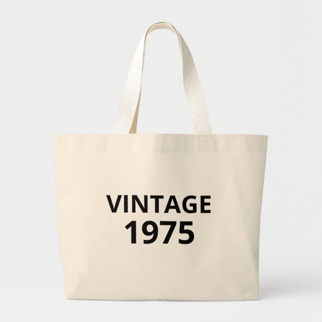 Femtioårspresent Tote Bag Jumbo Tygkasse (Framsidan)