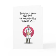 Femtiofemte födelsedagskort för kvinnor