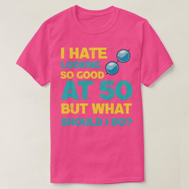 Femtionde Bröllop-årsdagen för hans 50-årsjubileum T Shirt (Design framsida)