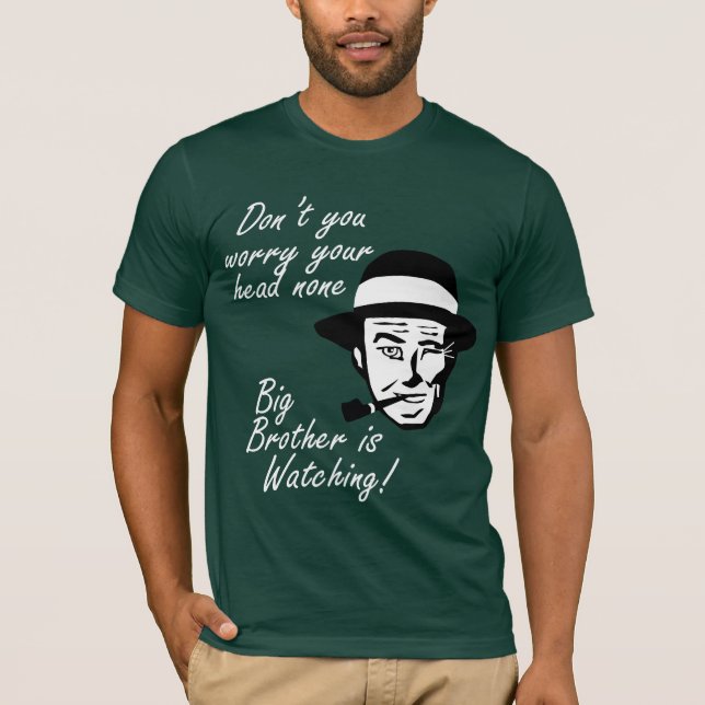 Femtiotalman: Storebrodern håller ögonen på T-shirt (Framsida)