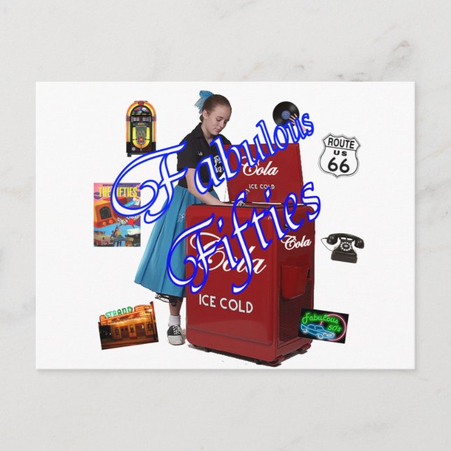 FemtiotalMemorbilia symboler Vykort (Framsida)