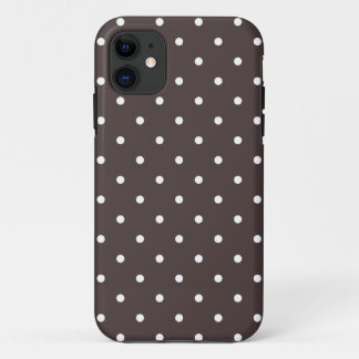Femtiotalsstil Brun Prickig iPhone 5 Fodral