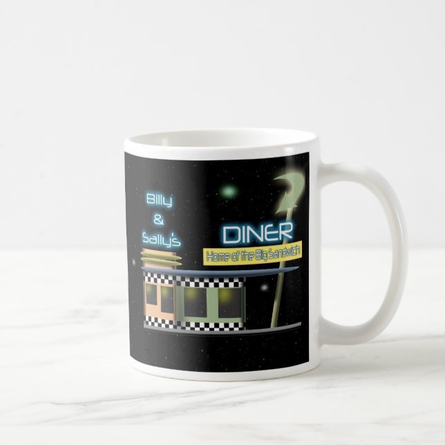 Femtiotalstilmiddag Kaffemugg (Höger)