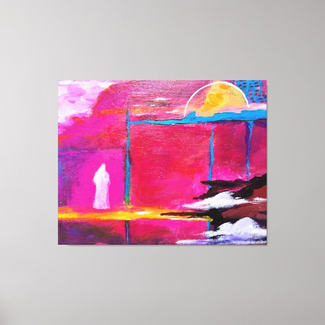 Femton minuter canvastryck (Framsida)