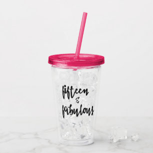 Femton & sagolikt - Quinceanera 15th Take Away Mugg