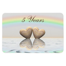 Femtonårsjubileum av trähearter magnet