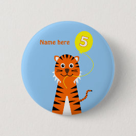 Femtonårstiger, lägg till namn blå orange knapp