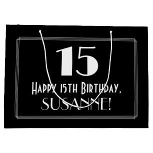 Femtonde födelsedagen: Art Deco Inspired Stil 15,