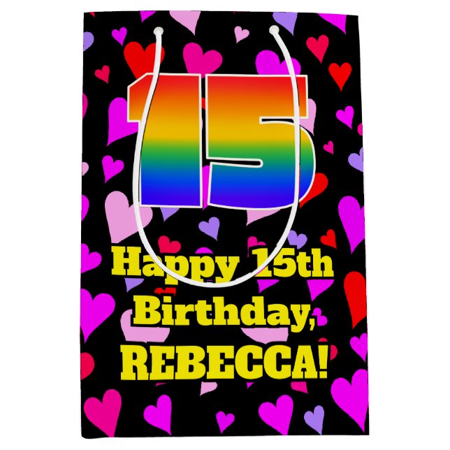 Femtonde födelsedagen: Loving Hearts Mönster, regn (Framsidan)