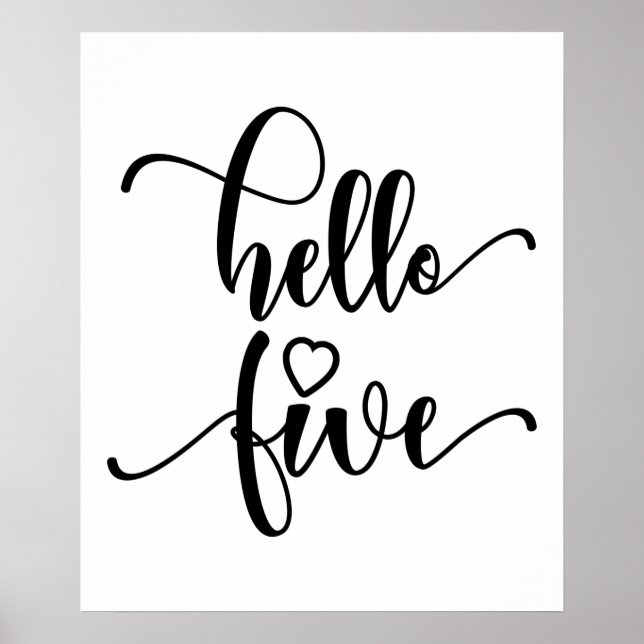 Femtonde födelsedagsflickorna Hej fem dagar gamla  Poster (Framsidan)