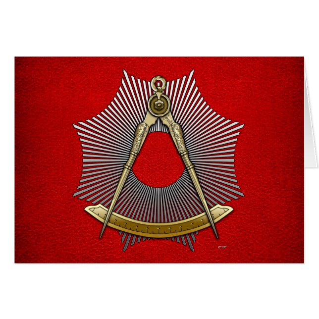 Femtonde graden: Perfektens mästare Hälsningskort (Framsidan Horizontal)